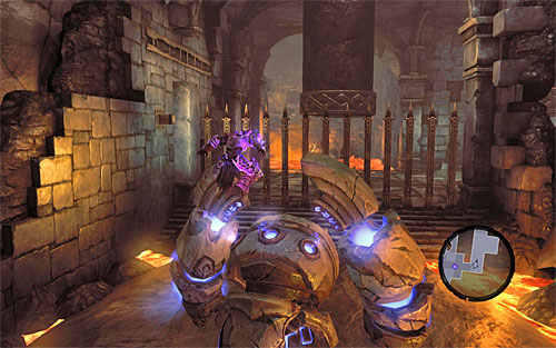 Again, use the hook, then go back to your golem - The Scar - Reaching Gharn - Additional Locations - Darksiders II - Game Guide and Walkthrough