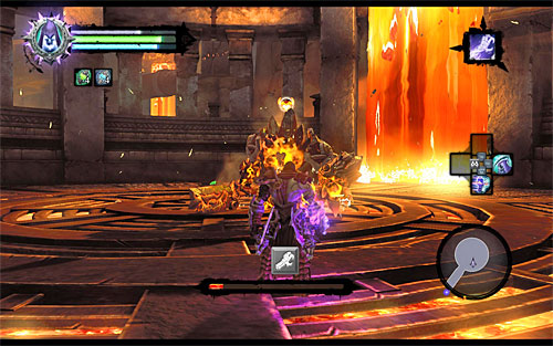 Continue hitting him until he loses almost all of his health - The Scar - Reaching Gharn - Additional Locations - Darksiders II - Game Guide and Walkthrough