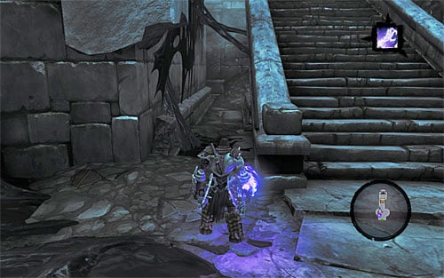 Before heading for the entrance, I suggest you dive underwater first for a Boatman Coin - Shattered Forge - Additional Locations - Darksiders II - Game Guide and Walkthrough