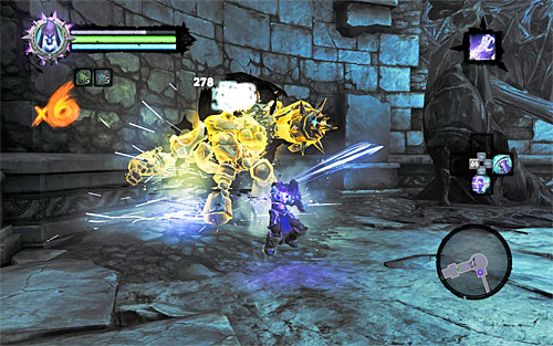 Take a look inside the two chests in the new chamber and continue north - Shattered Forge - Additional Locations - Darksiders II - Game Guide and Walkthrough