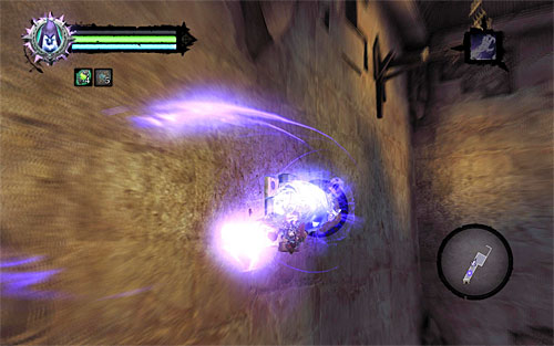 Go straight ahead, wall-running along the left wall and grabbing onto an interactive grapple with Death Grip - The Breach - Exploring The Breach - Additional Locations - Darksiders II - Game Guide and Walkthrough