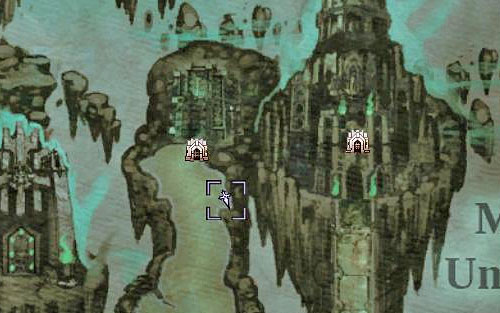 1) The relic lies near the precipice, south-east of the entrance to the Soul Arbiter's Maze - Relics of Etu-Goth locations - Lost Relics - Darksiders II - Game Guide and Walkthrough