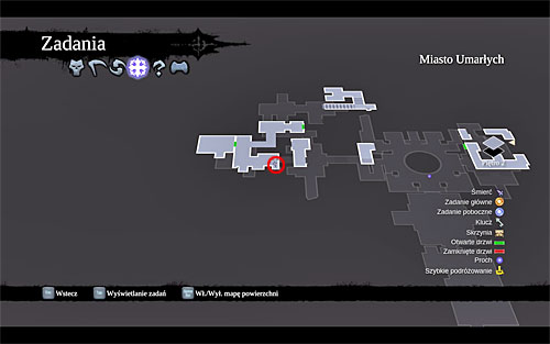 1) The relic can be found in the western part of the City of the Dead, in the area where there is a single Wraith to defeat and a puzzle involving the Soul Splitter ability - Relics of Etu-Goth locations - Lost Relics - Darksiders II - Game Guide and Walkthrough