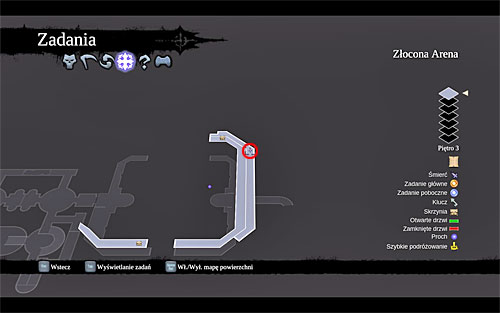 1) You can find the relic on the top balcony in the eastern part of the Gilded Arena's main area; use Death Grip and do some wall-running to get to it - Relics of Renagoth locations - Lost Relics - Darksiders II - Game Guide and Walkthrough