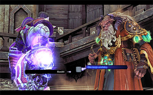 Apart from selling all four relics to Ostegoth, make sure to select Here are your Relics in the dialogue (the above screen) - Finishing the quest - Lost Relics - Darksiders II - Game Guide and Walkthrough