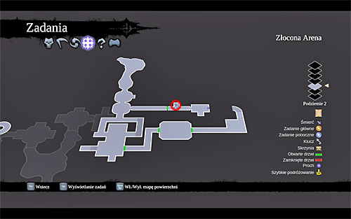 1) You can find the scroll while exploring the eastern part of the Gilded Arena, on your way back after obtaining the first Animus Stone - Soul Arbiter's Scrolls locations - The Kingdom of the Dead - The Chancellor's Quarry - Darksiders II - Game Guide and Walkthrough