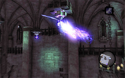 After grabbing onto the last one, wall-run up the wall and then bounce off it - Visit the Soul Arbiter's Maze - The Chancellor's Quarry - Darksiders II - Game Guide and Walkthrough