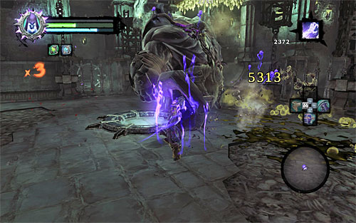 On the eight level of the Soul Arbiter's Maze you're going to have to break through Skeletal Warriors, Vengeful Spirits, Wraiths and Tormentors - Level VIII - Inversion - The Chancellor's Quarry - Darksiders II - Game Guide and Walkthrough