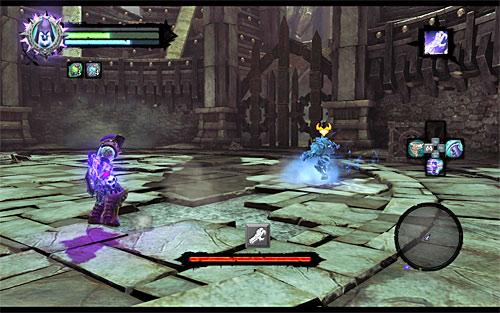 The Soul Arbiter isn't as challenging a foe as it may seem after surviving all ten levels of his maze - Defeat the Soul Arbiter - The Chancellor's Quarry - Darksiders II - Game Guide and Walkthrough