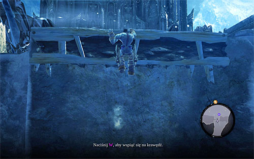 Stop when you reach the vertical wall - Find the Keeper of Secrets - Find a Way to Save War - Darksiders II - Game Guide and Walkthrough