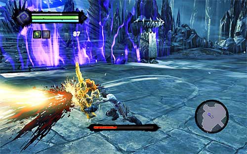 The second part of the battle isn't too special anymore - Boss 2 - War - Find a Way to Save War - Darksiders II - Game Guide and Walkthrough