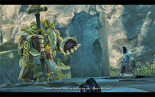 After Death is transported to [Tri-Stone], listen to what Eideard has to say - Finishing the quest - Find a Way to Save War - Darksiders II - Game Guide and Walkthrough