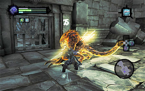 The battle will be soon joined by a Savage Stalker, the more powerful version of the well-known enemy - Restore the Tears of the Mountain (2) - The Tears of the Mountain - Darksiders II - Game Guide and Walkthrough