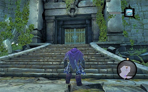 Once you're under the open sky, head north - Find the Lost Temple - To Move a Mountain - Darksiders II - Game Guide and Walkthrough
