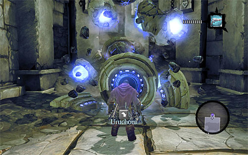 Start by taking down new Tainted Constructs, among which there are also Warriors and Adjuncts (try to evade their long-distance attack if you can) - Wake the Construct (1) - To Move a Mountain - Darksiders II - Game Guide and Walkthrough