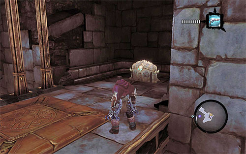 Swim straight ahead until you reach the location in which the path forks - Wake up the Keeper (1) - The Heart of the Mountain - Darksiders II - Game Guide and Walkthrough