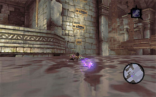 As you get to the room with the three lowered drawbridges youll have to solve a simple puzzle of how to unlock the passage for Karn - Wake up the Keeper (3) - The Heart of the Mountain - Darksiders II - Game Guide and Walkthrough