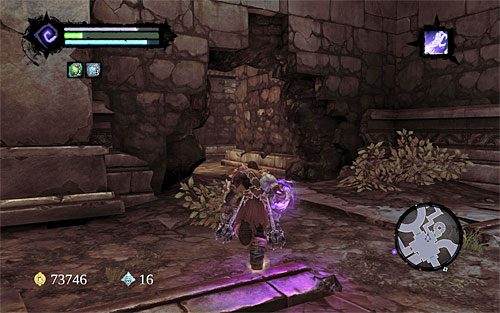 After you get to the chamber, whose door was locked earlier, make use of the Northern passage you ignored before (the above screenshot), which is a series of narrow corridors - Find the Keeper - The Heart of the Mountain - Darksiders II - Game Guide and Walkthrough