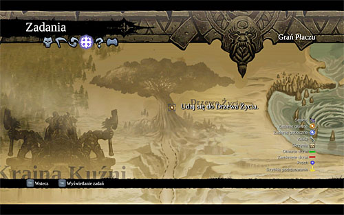 At the beginning I suggest you that you open the world map, so that you can determine your destination - Go to the Tree of Life - The Tree of Life - Darksiders II - Game Guide and Walkthrough