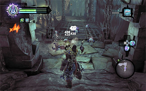 Be careful because on the way back , you will be attacked by a group of scarabs - Find the Eternal Throne (2) - The Lord of Bones - Darksiders II - Game Guide and Walkthrough