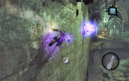 In the new chamber, with a wide gap, jump down to the very bottom before you do anything else - there are two chests to find there - Summon the Arena Champion (1) - The Toll of Kings - Darksiders II - Game Guide and Walkthrough