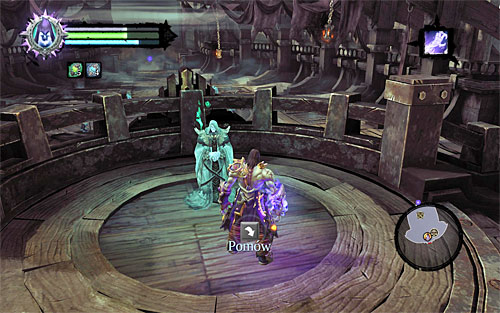 At the journey's end, go up the stairs and talk to the Chancellor - Bring the Skull to the Eternal Throne - The Toll of Kings - Darksiders II - Game Guide and Walkthrough