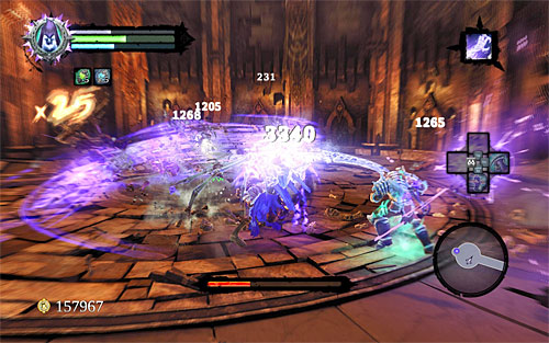 Each time Phariseer is dealt enough damage, he'll summon some lesser monsters for help - Boss 9 - Phariseer - Phariseer - Darksiders II - Game Guide and Walkthrough