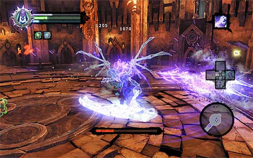 Since this is the main boss of this quest, consider using the Reaper Form, if of course you have it - Boss 9 - Phariseer - Phariseer - Darksiders II - Game Guide and Walkthrough