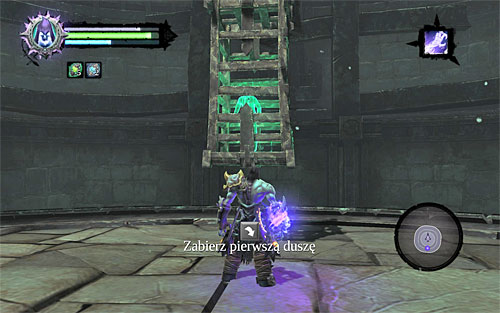 Wait for Death to reach the top interactive edge - Find the first Soul - Judicator - Darksiders II - Game Guide and Walkthrough