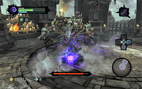 Due to his strong resistance, you may need to use the Reaper Form to get rid of him quicker - Boss 12 - Bone Giant - Judicator - Darksiders II - Game Guide and Walkthrough