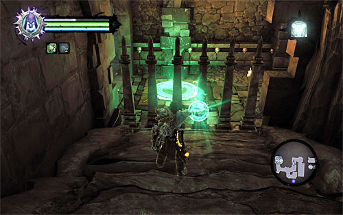 Head west, finding two treasure chests on the way - Survive the Psychameron (2) - Basileus - Darksiders II - Game Guide and Walkthrough