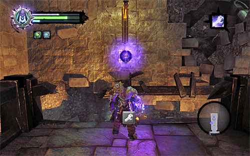 Traditionally, after win collect all of the items left by the killed monsters - Explore the City of the Dead - return to the eastern part - The City of the Dead - Darksiders II - Game Guide and Walkthrough