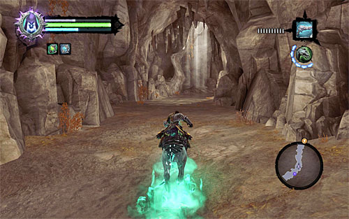 After you reach Lostlight, proceed a few step forward and you will witness another conversation with the Crowmaster - Find the key in Lostlight - Key to Redemption - Darksiders II - Game Guide and Walkthrough