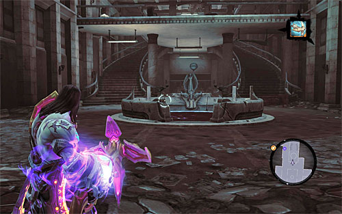 For starters, explore the area around the square where you fought the most recent battle - Find the first part of the Rod - The Rod of Arafel - Darksiders II - Game Guide and Walkthrough