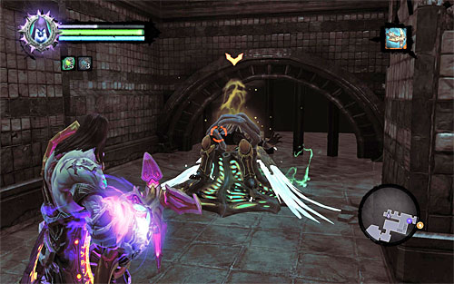 Get through to another stairs and go left first - Find the first part of the Rod - The Rod of Arafel - Darksiders II - Game Guide and Walkthrough