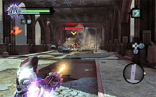 As you march over the partially destroyed bridge, you will be attacked by the undead on a regular basis - Find the last part of the Rod - The Rod of Arafel - Darksiders II - Game Guide and Walkthrough