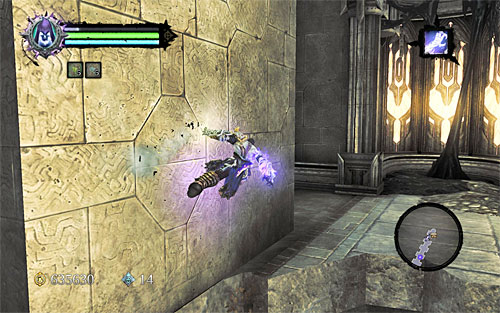 After you reach the last part of the tunnel, have a look around - Find the Scribe - eastern part of the Citadel (1) - Stains of Heresy - Darksiders II - Game Guide and Walkthrough