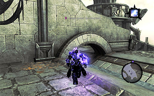 Go with the first half of the soul towards the pressure plate located to the right (screenshot 1) - Find the Scribe - eastern part of the Citadel (1) - Stains of Heresy - Darksiders II - Game Guide and Walkthrough