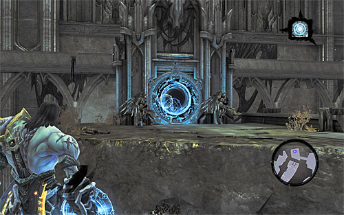 After the victorious battle resume marching north - Find the Scribe - eastern part of the Citadel (2) - Stains of Heresy - Darksiders II - Game Guide and Walkthrough