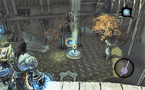 After you reach the top, you should, once again, activate Voidwalker - Find the Scribe - eastern part of the Citadel (2) - Stains of Heresy - Darksiders II - Game Guide and Walkthrough