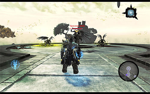 Backtrack now to the area with the statue and jump into a small hole - Find the Scribe - western part of the Citadel (1) - Stains of Heresy - Darksiders II - Game Guide and Walkthrough