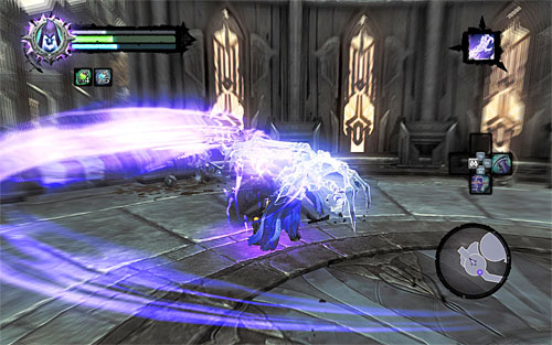 After you eliminate the first one, new sycophants will appear on the stage - Find the Scribe - northern part of the Citadel (1) - Stains of Heresy - Darksiders II - Game Guide and Walkthrough