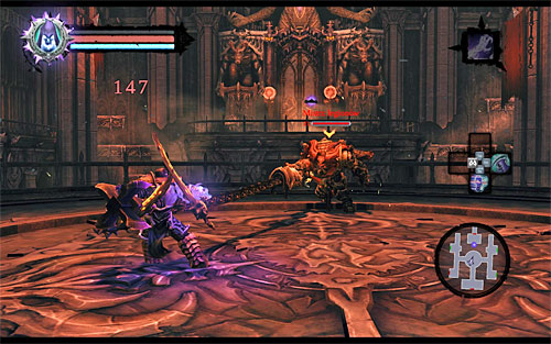 In the past, start by exploring the first balcony and collecting a Boatman Coin - Find Samael - beginning - The Lord of the Black Stone - Darksiders II - Game Guide and Walkthrough