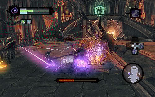 Due to the fact that Samael had become much more resilient since the second stage of the battle, it would be good idea to use the Reaper Form - Boss 19 - Samael - The Lord of the Black Stone - Darksiders II - Game Guide and Walkthrough