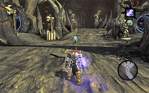 Before leaving this place, don't forget to look inside the chest - Return to the Crowfather - The Lord of the Black Stone - Darksiders II - Game Guide and Walkthrough