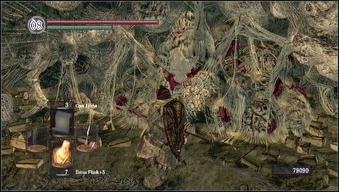 A further way leads down the stairs to Demon Ruins - Blighttown - Quelaags Domain | Walkthrough - Walkthrough - Dark Souls Game Guide & Walkthrough