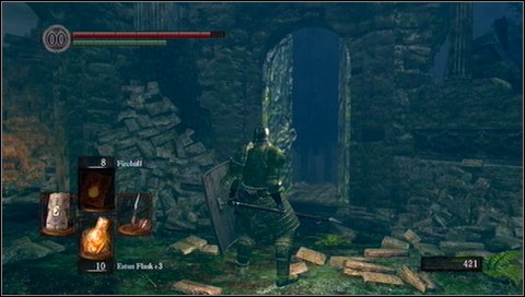2) Jump from the stairs and run into the forest - How to farm souls? | Basics - Basics - Dark Souls Game Guide & Walkthrough