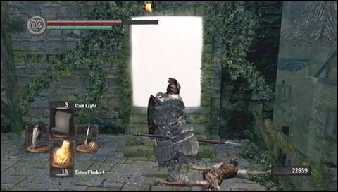 Walk through the next chamber and youll encounter a dragon - Undead Burg - p. 1 | Walkthrough - Walkthrough - Dark Souls Game Guide & Walkthrough