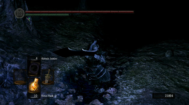 Watch out for the narrow treacherous paths - Chasm of the Abyss - Walkthrough - Dark Souls Game Guide & Walkthrough