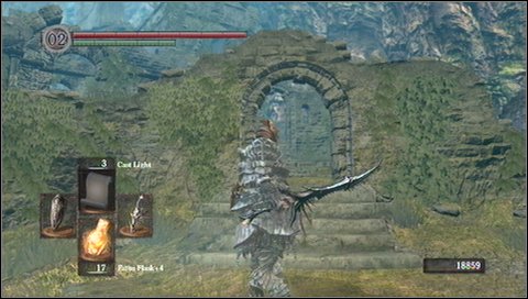 Another passage to the right leads to not working elevators - Firelink Shrine | Walkthrough - Walkthrough - Dark Souls Game Guide & Walkthrough